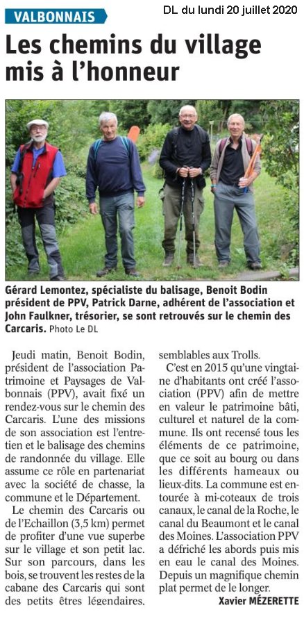 Patrimoine de Valbonnais